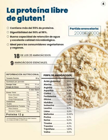 Tarro de proteína de SachaInchi Organica x 250 g - Imagen 2