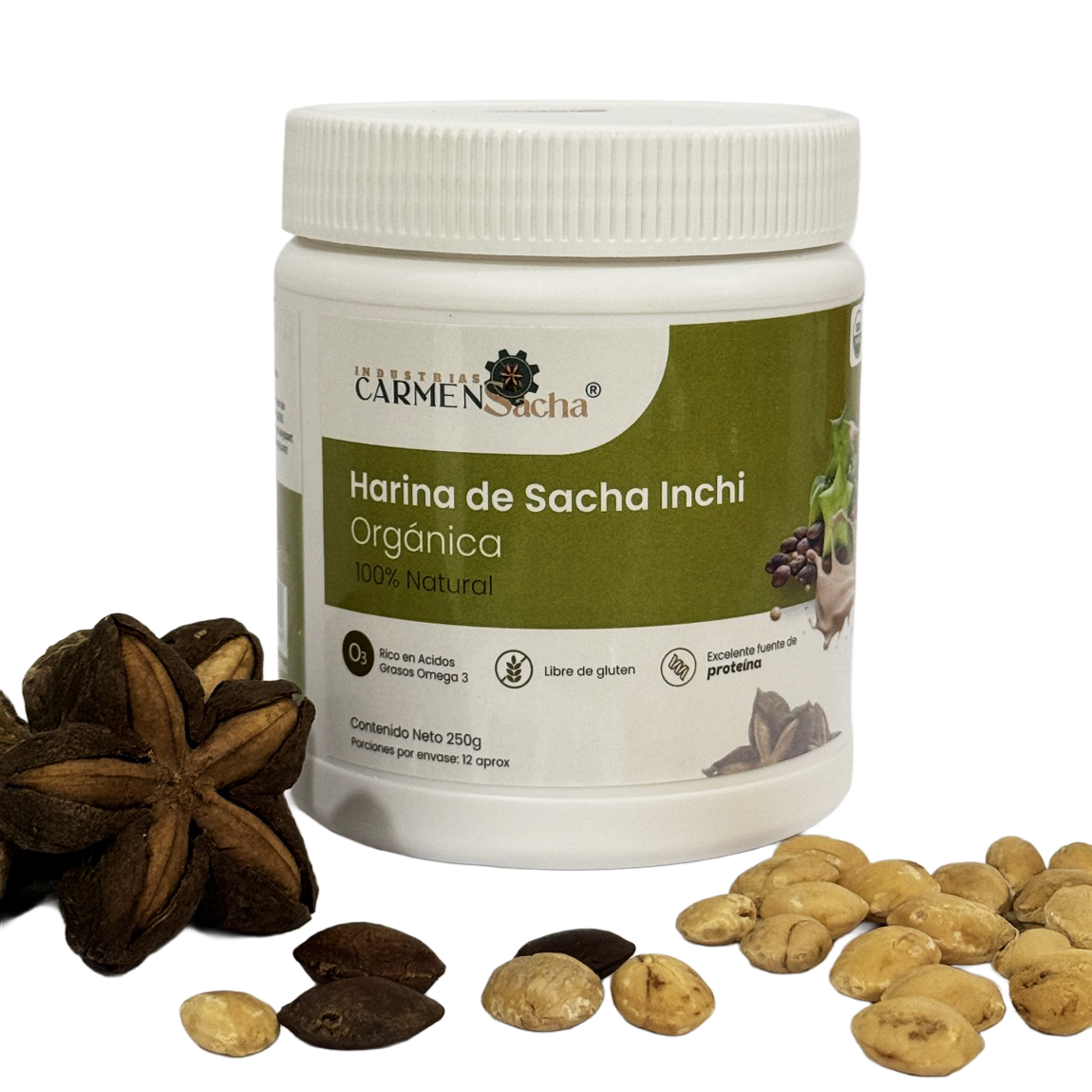 Tarro de proteína de SachaInchi Organica x 250 g
